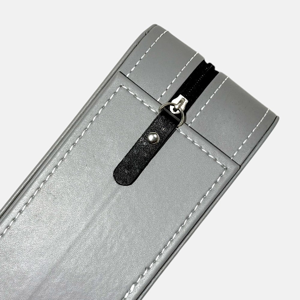 Santa Maria Watch Box, Grey Colour, Zip Detail